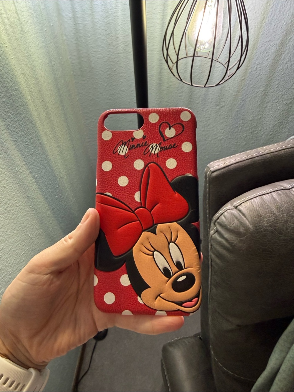 Disney Minnie Mouse Red and White Polka Dot Phone Case